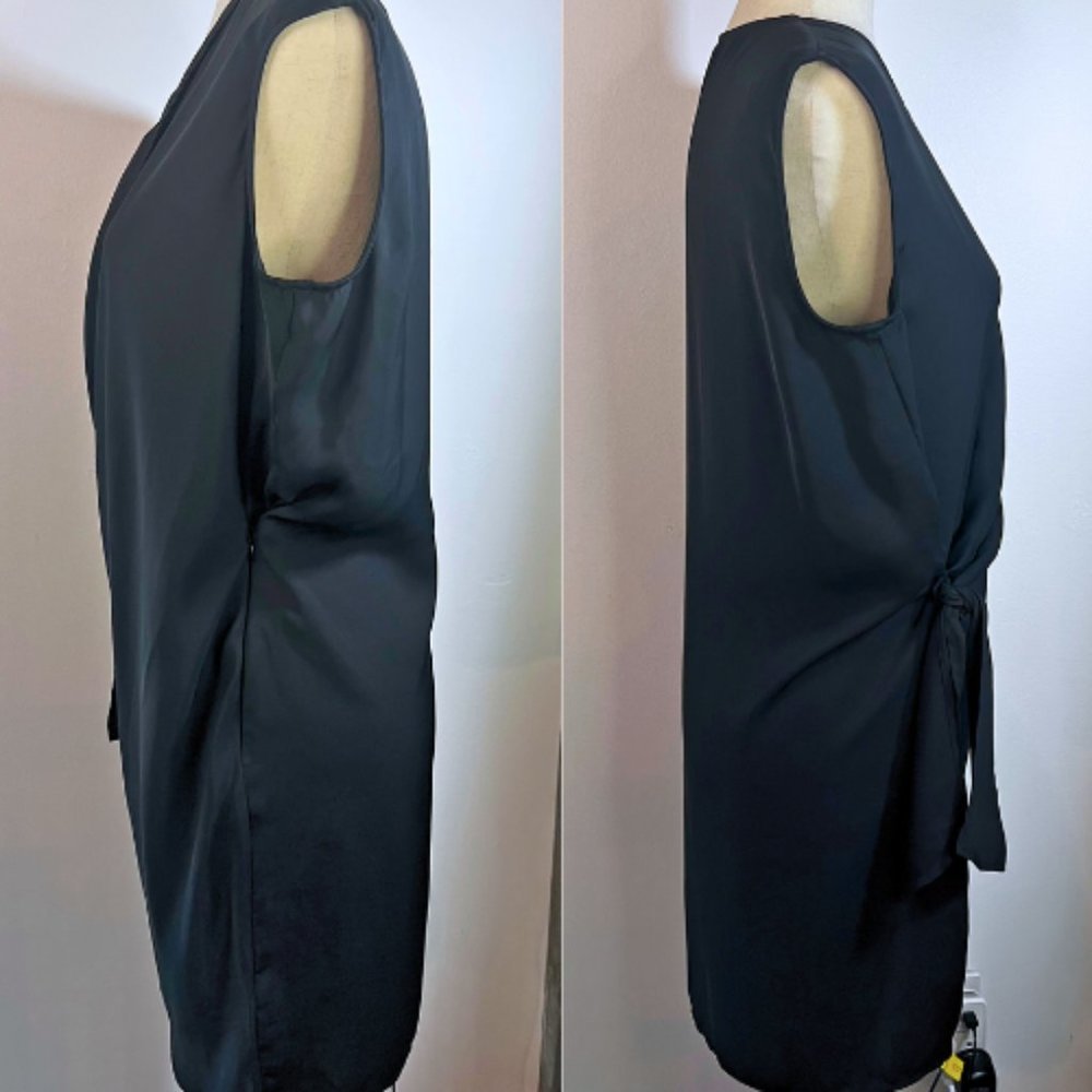 ALL SAINTS Black Aurie Dress Size Size 6 - Picture 6 of 10